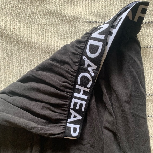 Cheap Monday // Heck Skirt in Black 100% Cotton - Picture 6 of 8